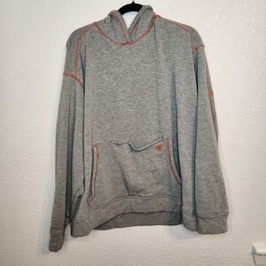 Ariat Men's Flame Resistant Polartec Hooded Work gray Sweatshirt size XXL